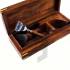 ROSE WOOD BOX WITH SHAVING SET