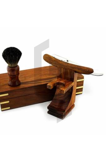 ROSE WOOD SHAVING KIT BOX
