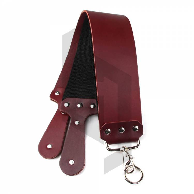 Red Leather Strop for Shavette