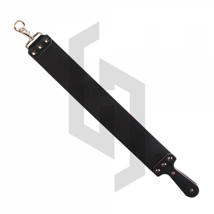 Black Straight Razor Strop Leather Sharpening Strap