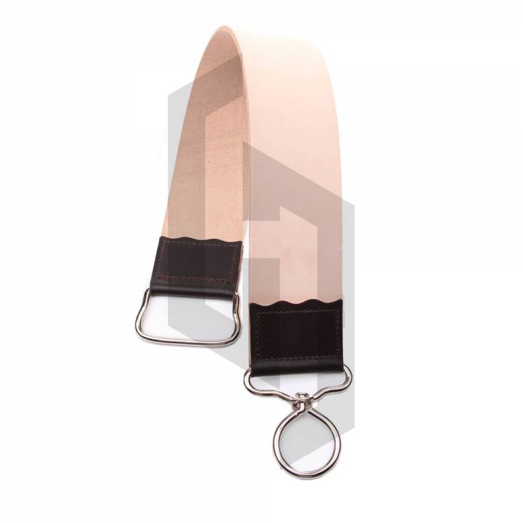 Economical Double Hoke Strop for Throat Cut Razors