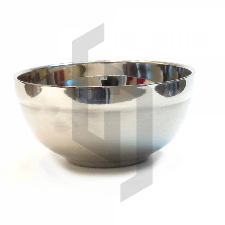 Round Shaving Bowl Stainless Steel