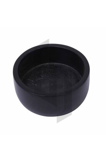 Black Dark Wood Shaving Bowl