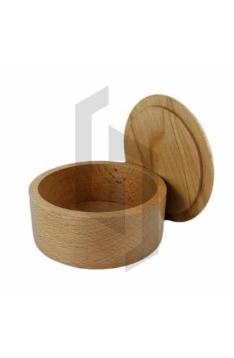 Handcrafted Wood Wet Shaving Soap Bowl with Lid