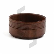 Elegant Wood Shaving Soap Bowl