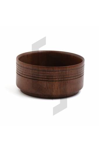 Elegant Wood Shaving Soap Bowl