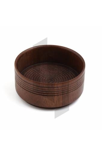 Elegant Wood Shaving Soap Bowl