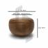 Teak Wood HandCraft Shaving Bowl