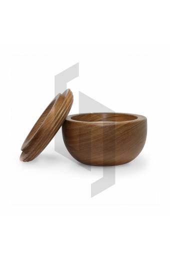 Teak Wood HandCraft Shaving Bowl