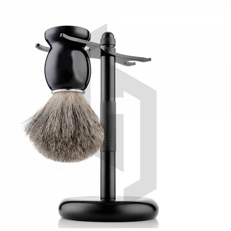 Black Coated Shaving Stand