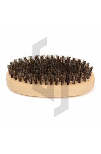 Military Style 100% Boar Bristle Beard Brush