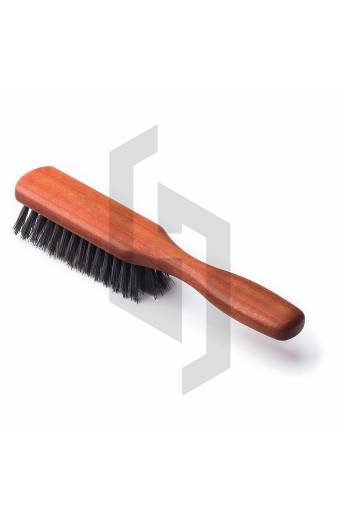 Boar Bristle Beard and Mustache Brush with Handle for Untangling Beard Hairs