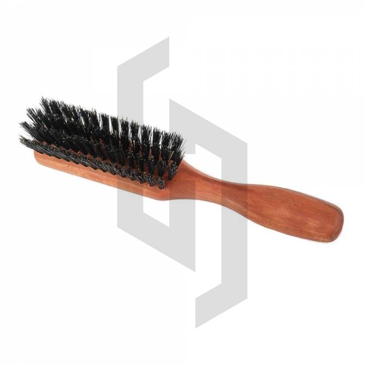 Natural Boar Bristle Brush for Softer and Fuller Beards and Mustaches 