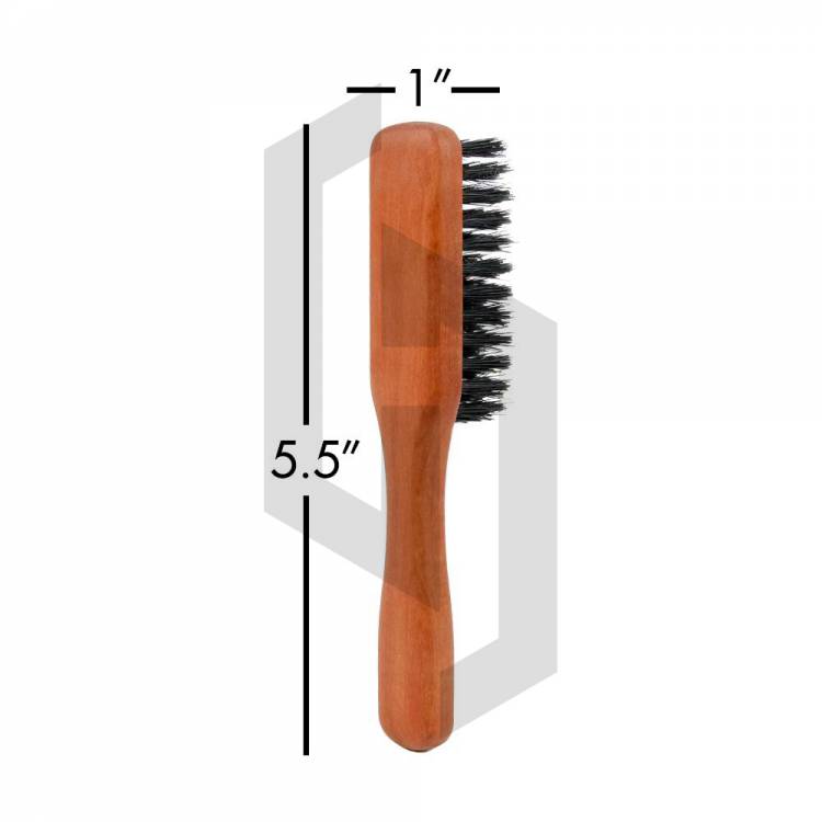 Natural Boar Bristle Brush for Softer and Fuller Beards and Mustaches 