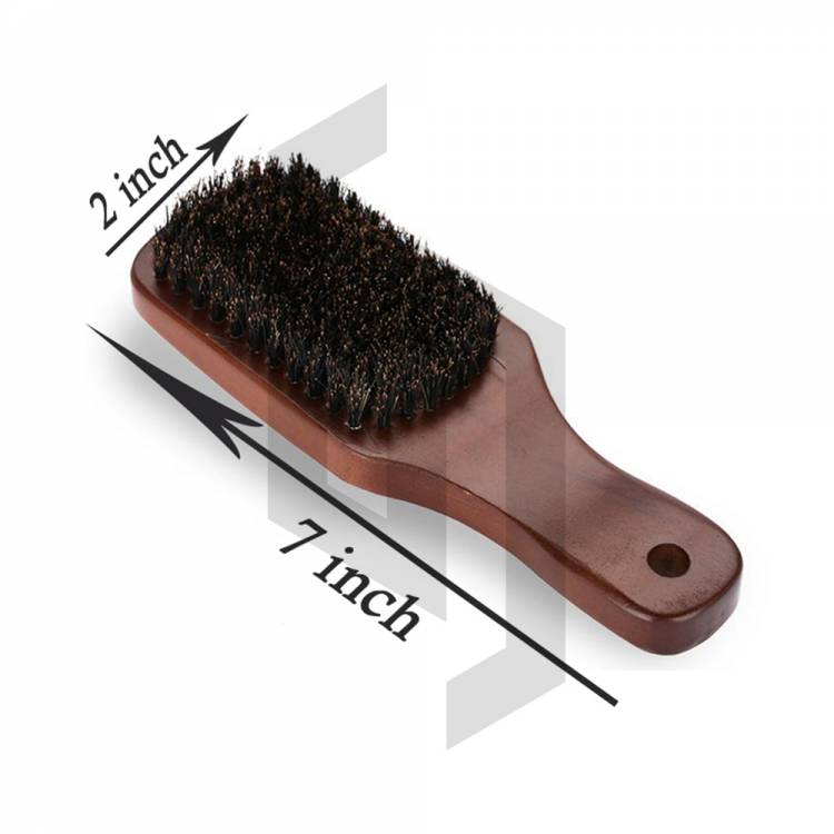 Best Natural Wooden Hair Brush For Men with Chocolate Color