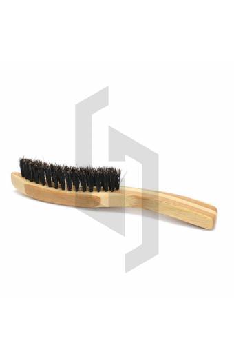 Natural Wooden Hair Brush For Men with Smooth Handle
