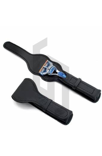 Leather Pouch for DE Safety Razor And Cartridge Razor