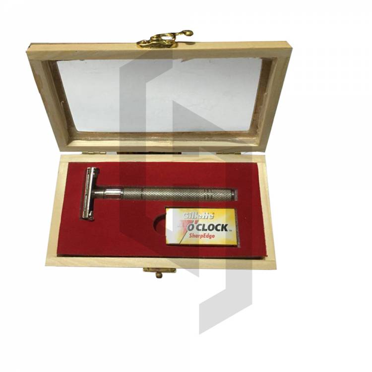Wooden Box for DE Safety Razor And Cartridge Razor