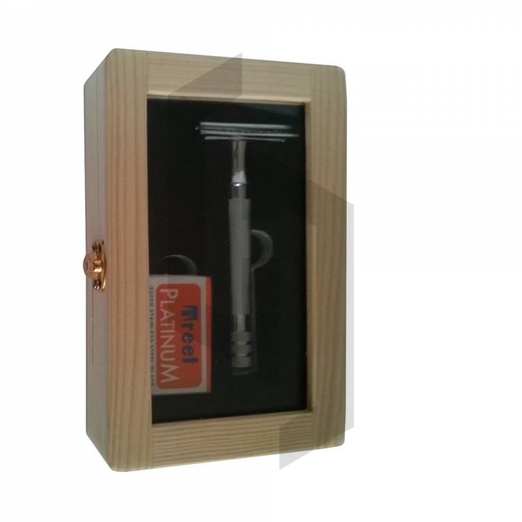 Wooden Box for DE Safety Razor And Cartridge Razor