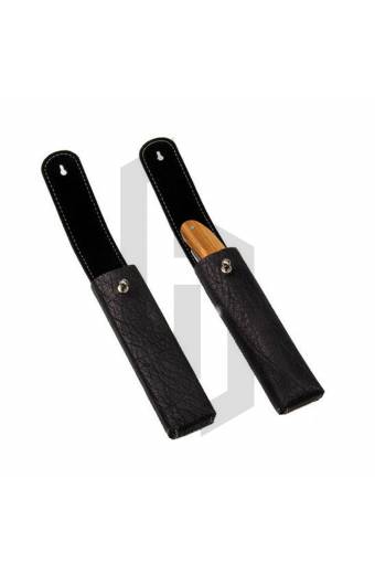 Fancy Straight Razor Leather Pouch