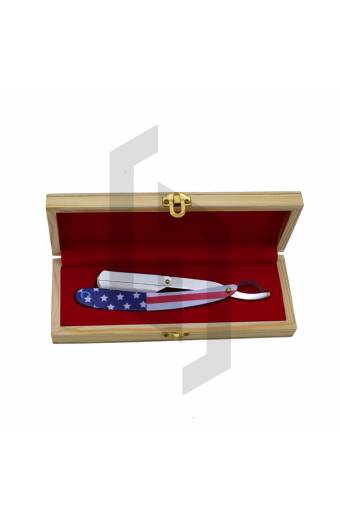 Straight Razor Wooden Box