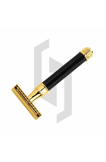 Gold And Black DE Safety Razor