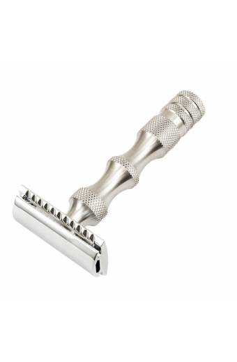 Classic Finger Step DE Razor Chrome And Satin Finish