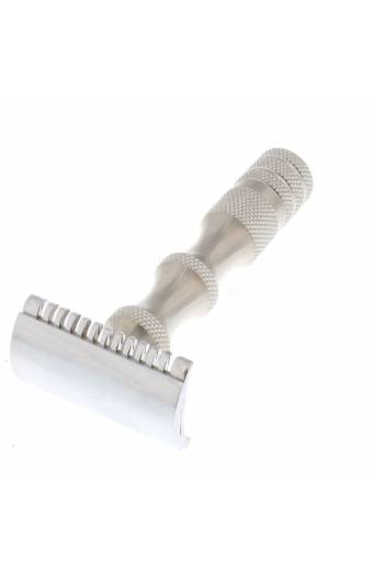 Classic Finger Step DE Razor Chrome And Satin Finish