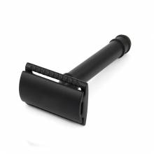 Plain Double Edge Safety Razor Matte Black