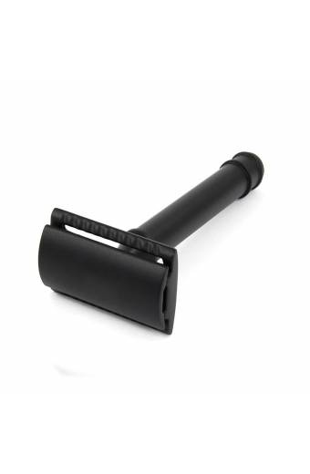 Plain Double Edge Safety Razor Matte Black