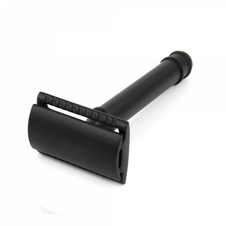 Plain Double Edge Safety Razor Matte Black