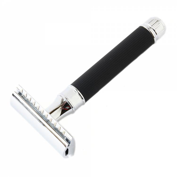 Traditional Safety Razor Chrome Lined Form Closed Comb Razor 