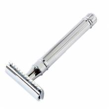 Traditional Safety Razor Chrome Lined Form Closed Comb Razor