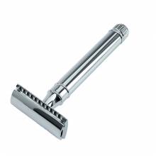 DE Razor Plain Handle Chrome Finish