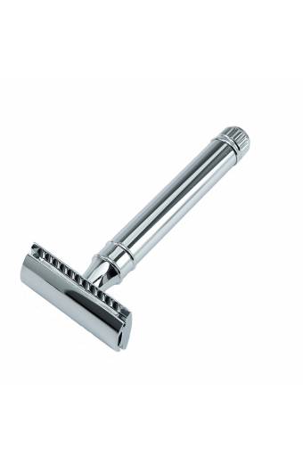 DE Razor Plain Handle Chrome Finish
