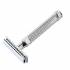 Traditional 3 Diamond Black DE Safety Razor Closed Comb