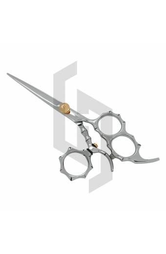 Barber Shear 3 Rings and Rest Finger Scissors for Barber Shop