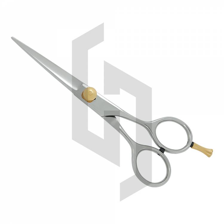 Barber pro Long Handle Scissors Adjustable Screw With Rest Finger