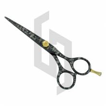 Black Paper Coated Barber Hair Cutting Scissors