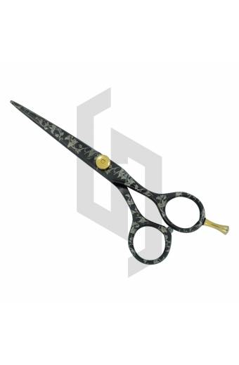 Black Paper Coated Barber Hair Cutting Scissors