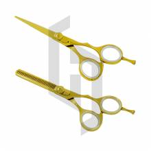 Pro Golden Barber Hair Cutting Scissors