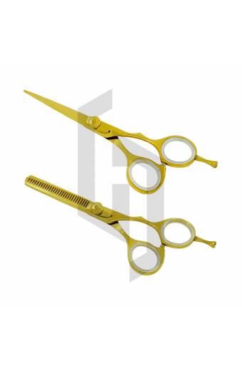 Pro Golden Barber Hair Cutting Scissors