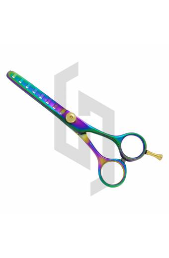 Multi Color Fat Edge Thinning Barber Scissor