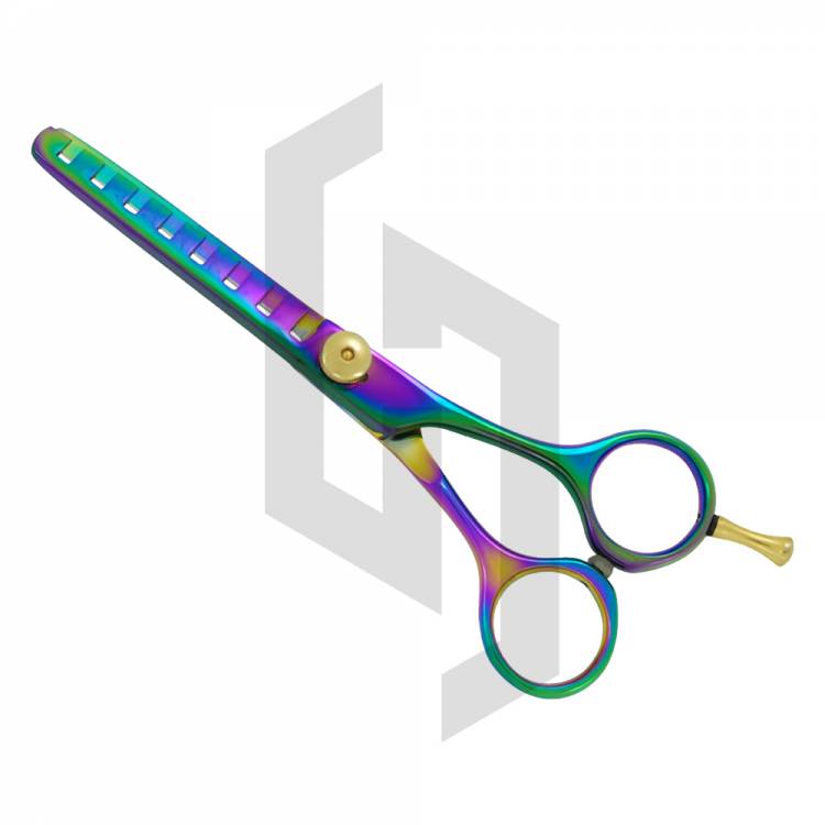Multi Color Fat Edge Thinning Barber Scissor