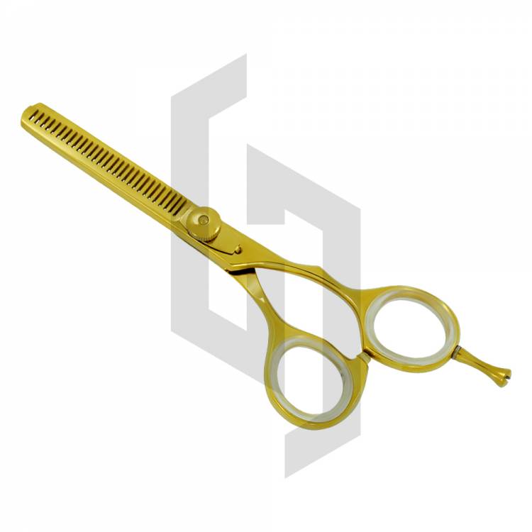 Elegant Golden Thinning Barber Scissor