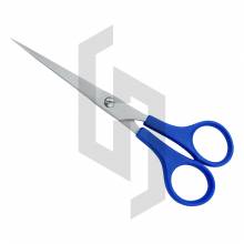 Blue Plastic Handle Scissors And Shears
