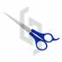 Plastic Handle General Purpose Scissors And Shears