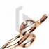 Professional Rose Gold Pet Dog Grooming Scissors