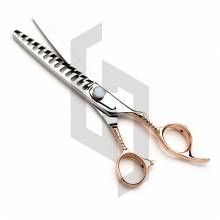 Professional Rose Gold Pet Dog Grooming Scissors