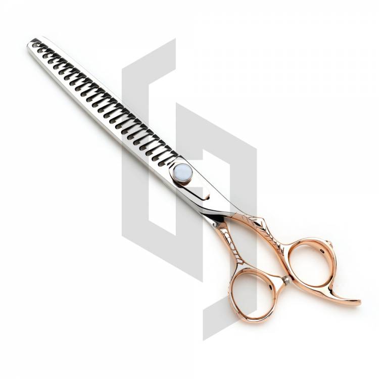 Professional Rose Gold Pet Dog Grooming Scissors 